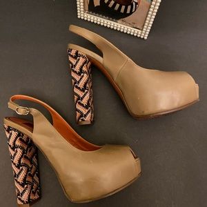 Missoni Olive Green Platforms